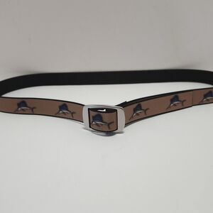 Croakies Mens Belt Fishing Marlin NEW Cut To Length Bottle Opener